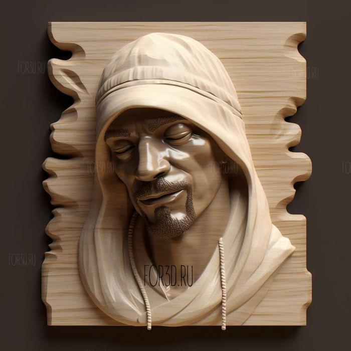 snoop dog 3 stl model for CNC